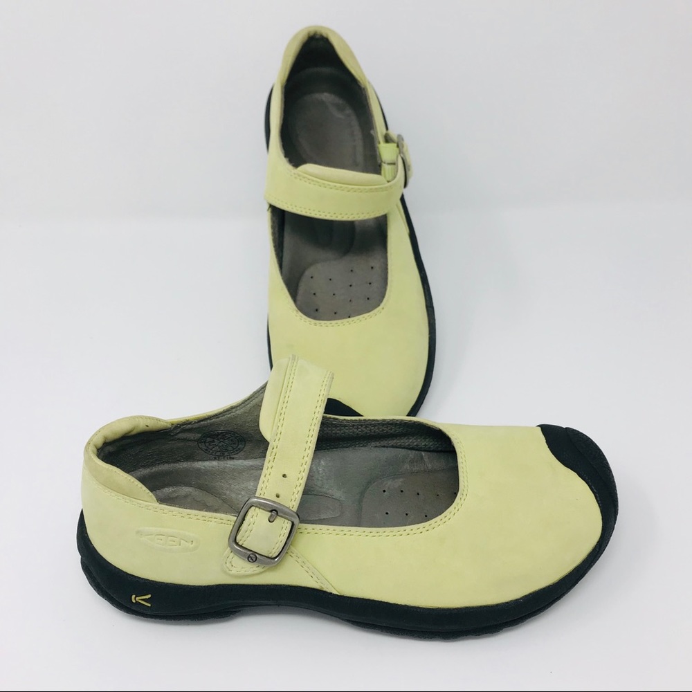 Keen women’s lime Mary Jane shoes size 7.5